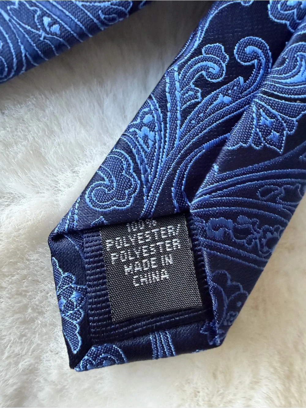 Michael Kors Classic Paisley Navy Blue Men's Tie